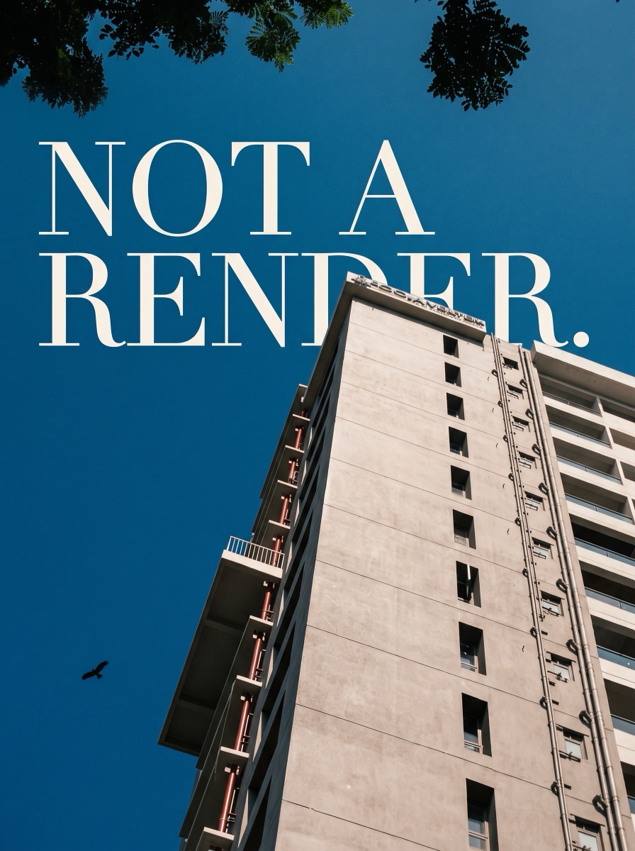 Instagram post: not a render